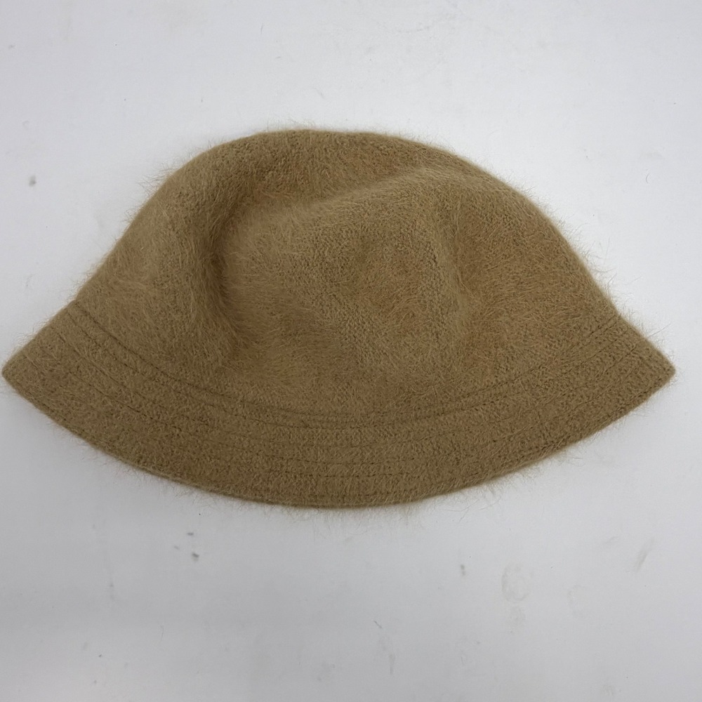 David & Young Halo Headwear Angora Blend Fuzzy‎ Bucket Hat Camel Tan DY-KG-2 NEW